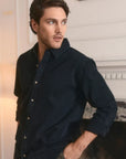 Camisa manga larga Denim negro