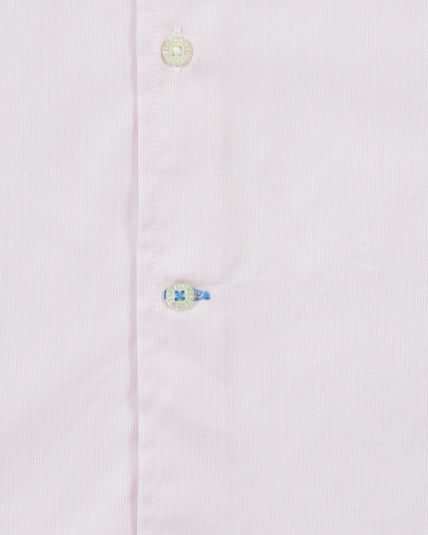 Label - Camisa manga larga York líneas rosado algodón orgánico