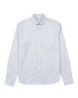 Label - Camisa manga larga Non Iron stripes azul