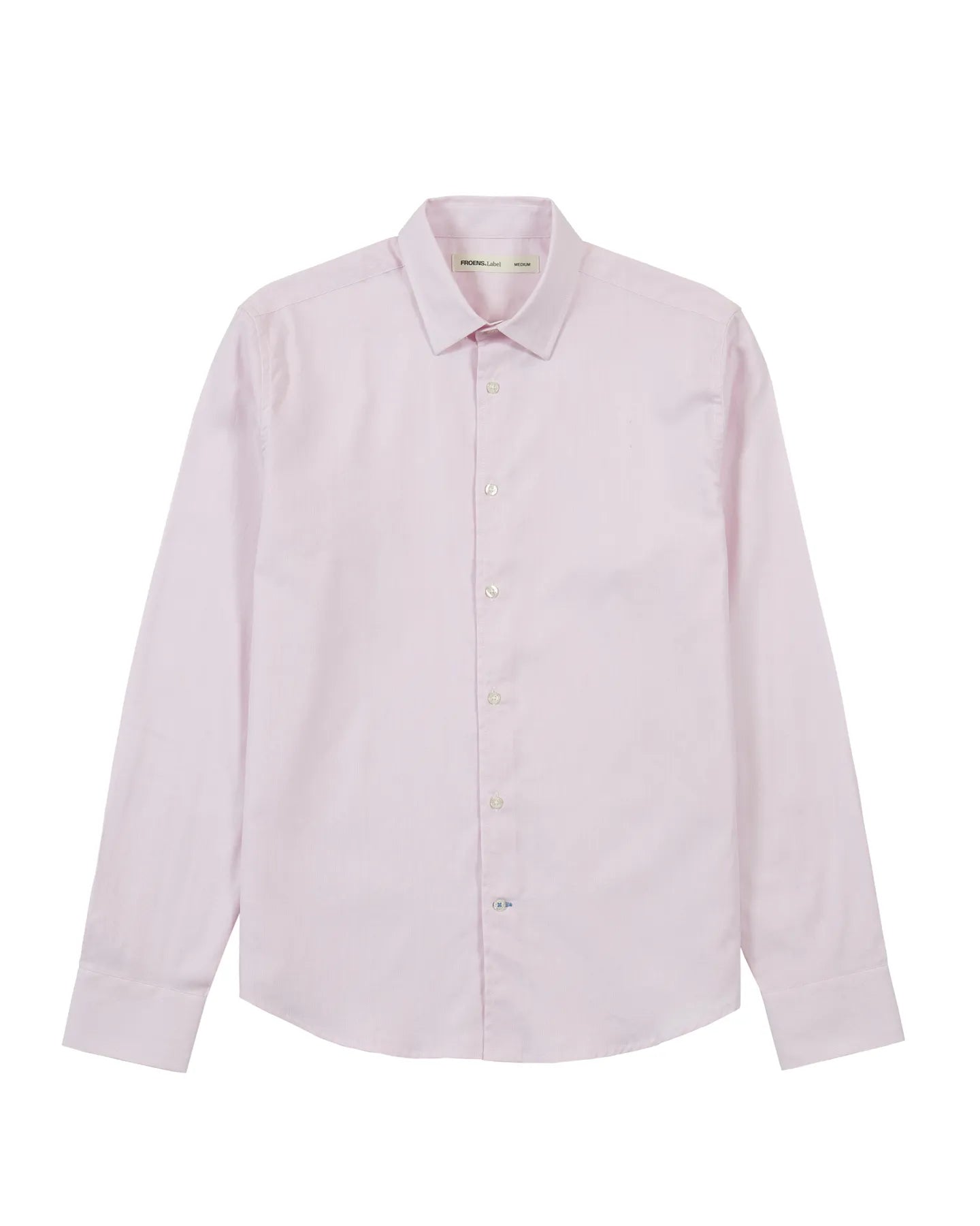 Label - Camisa manga larga York líneas rosado algodón orgánico