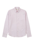 Label - Camisa manga larga York líneas rosado algodón orgánico