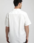 Camisa manga corta Classic blanco - Algodón orgánico + lino