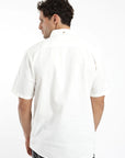 Camisa manga corta Classic blanco - Lino y algodón orgánico - Frøens