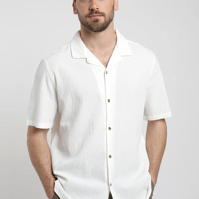 Camisa manga corta Manly blanco