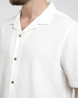 Camisa manga corta Manly blanco