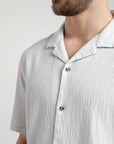 Camisa manga corta Manly gris