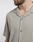 Camisa manga corta Manly taupe