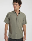 Camisa manga corta Classic verde - Algodón orgánico