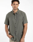 Camisa manga corta Puelche verde - Frøens