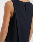 Blusa Caulle azul - Lino