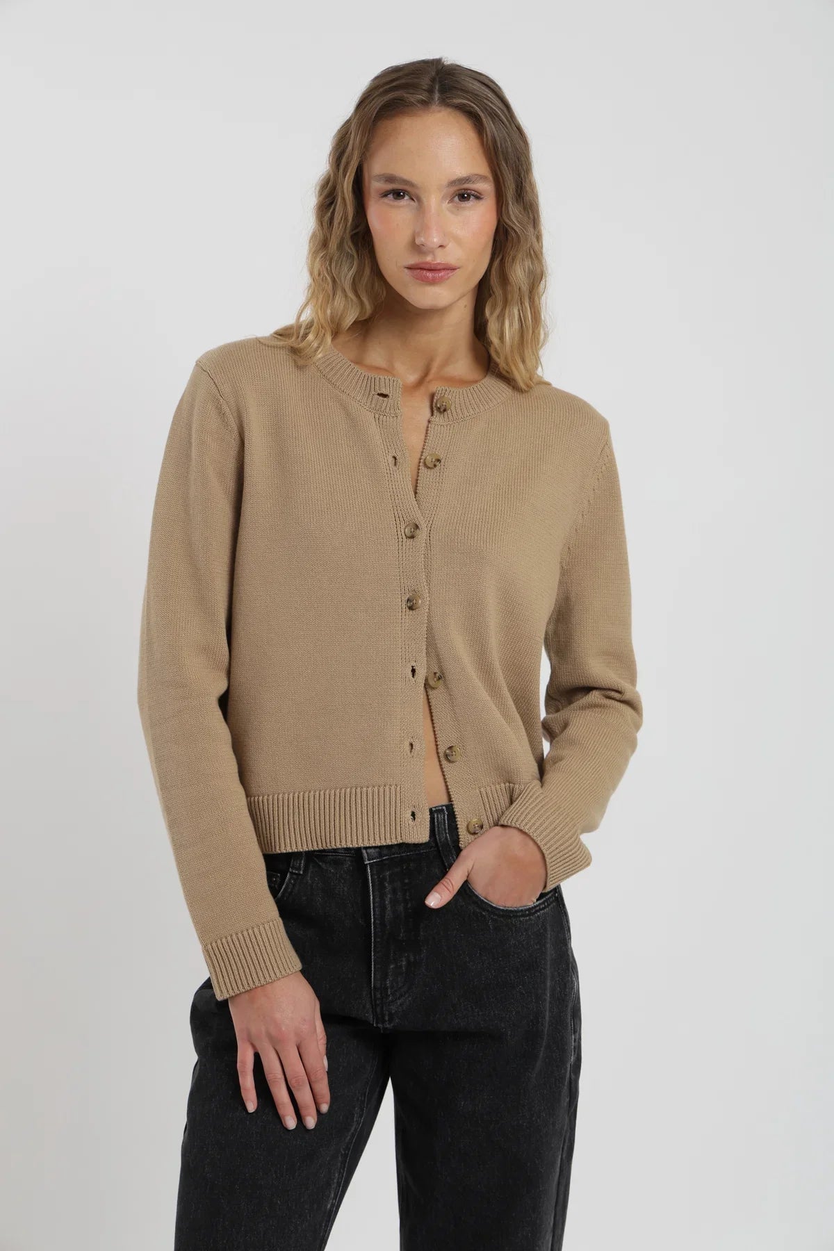 Chaleco mujer Natal beige Froens