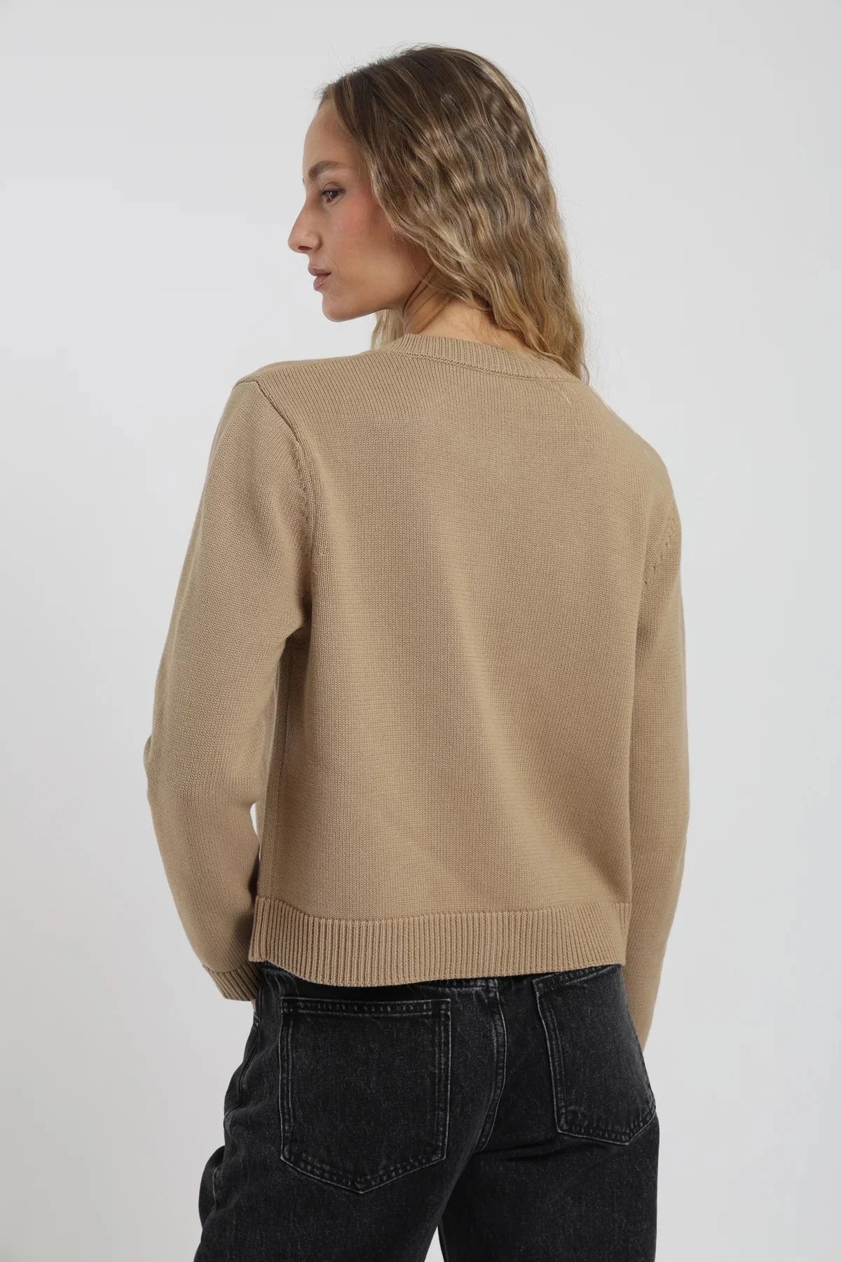 Chaleco mujer Natal beige Froens