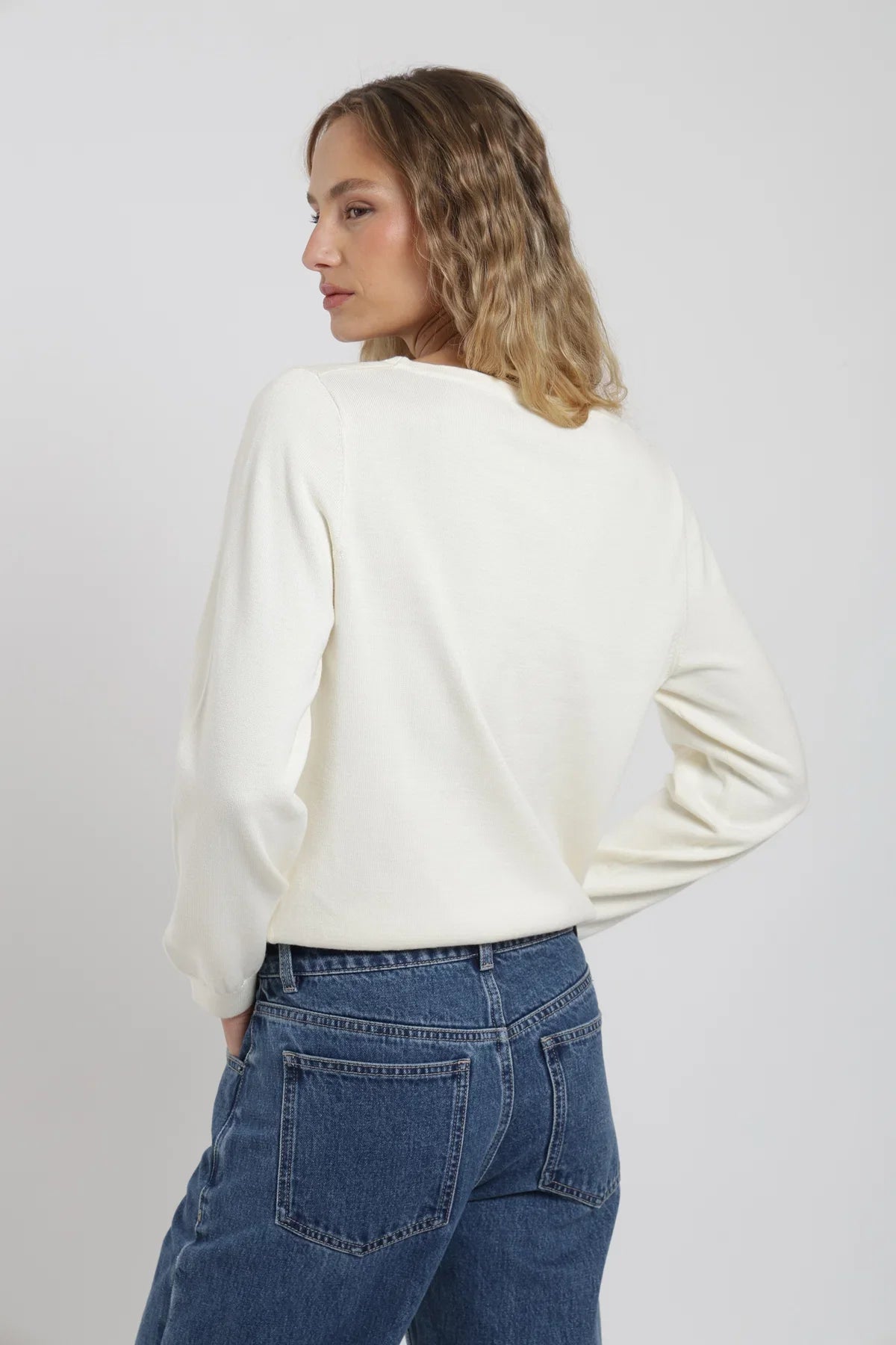 Chaleco mujer Nina blanco Froens