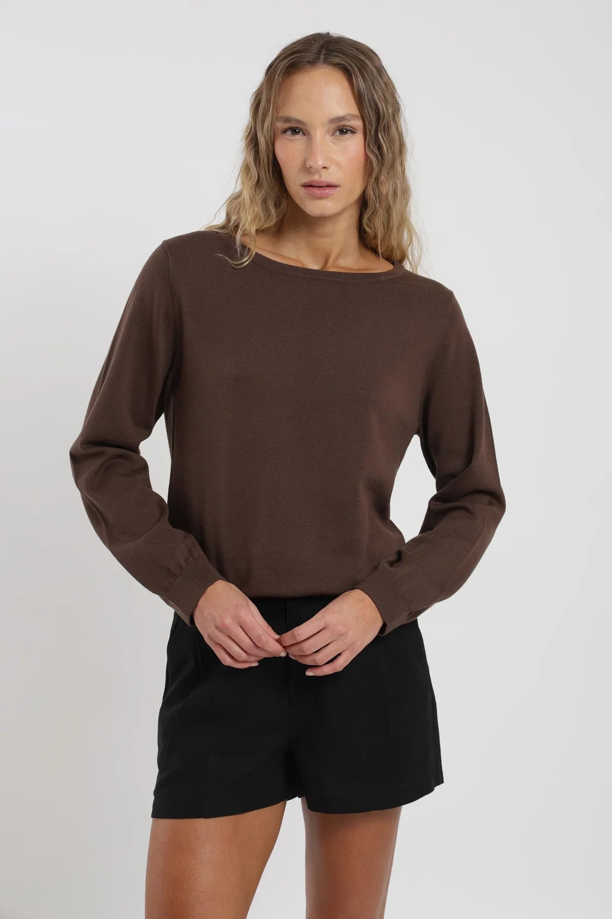 Chaleco mujer Nina café Froens