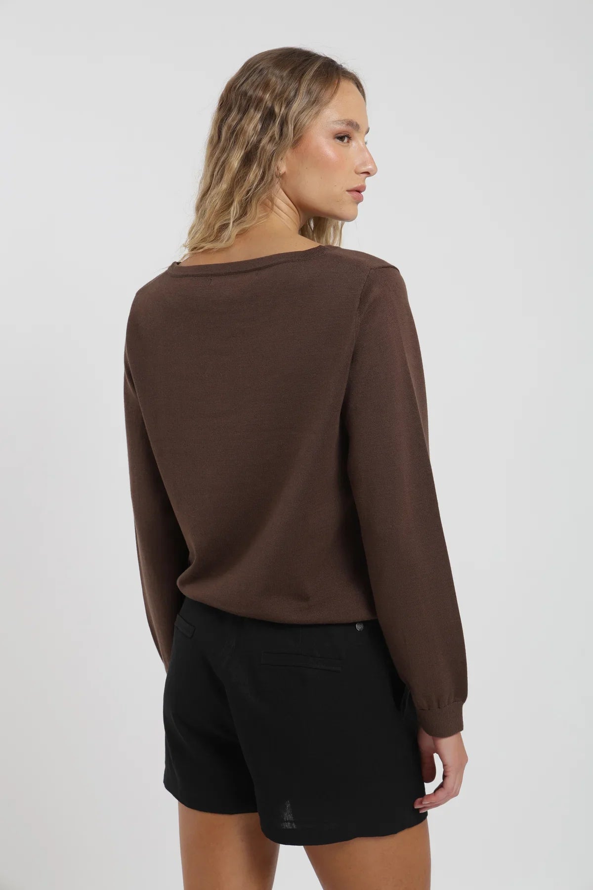 Chaleco mujer Nina café Froens