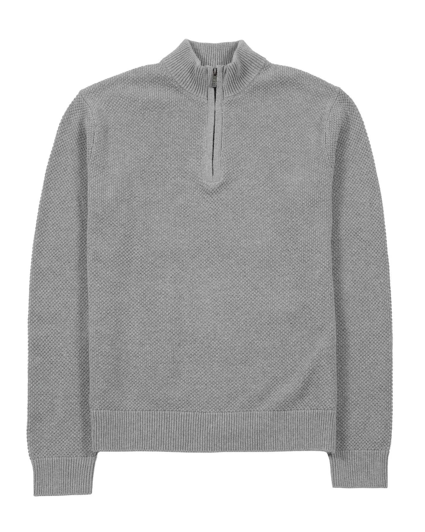 Label - Chaleco hombre Nantes gris claro algodón orgánico