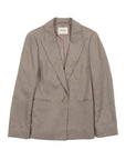 Blazer mujer Alondra rayas café Froens