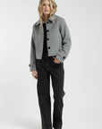 Chaqueta lana mujer Vera gris - Lana