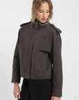 Chaqueta mujer Bomber café Froens