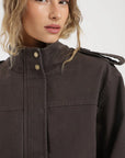 Chaqueta mujer Bomber café Froens