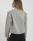 Chaqueta mujer Bomber gris Froens