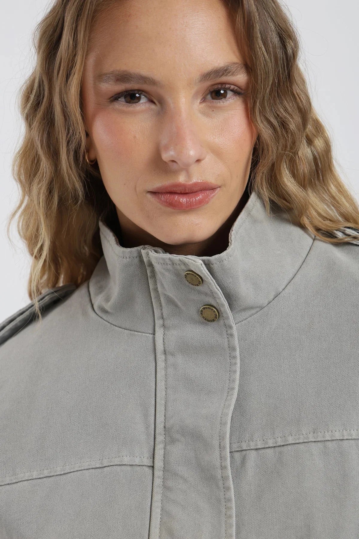 Chaqueta mujer Bomber gris Froens