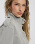 Chaqueta mujer Bomber gris Froens