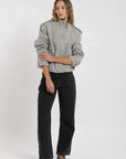 Chaqueta mujer Bomber gris Froens