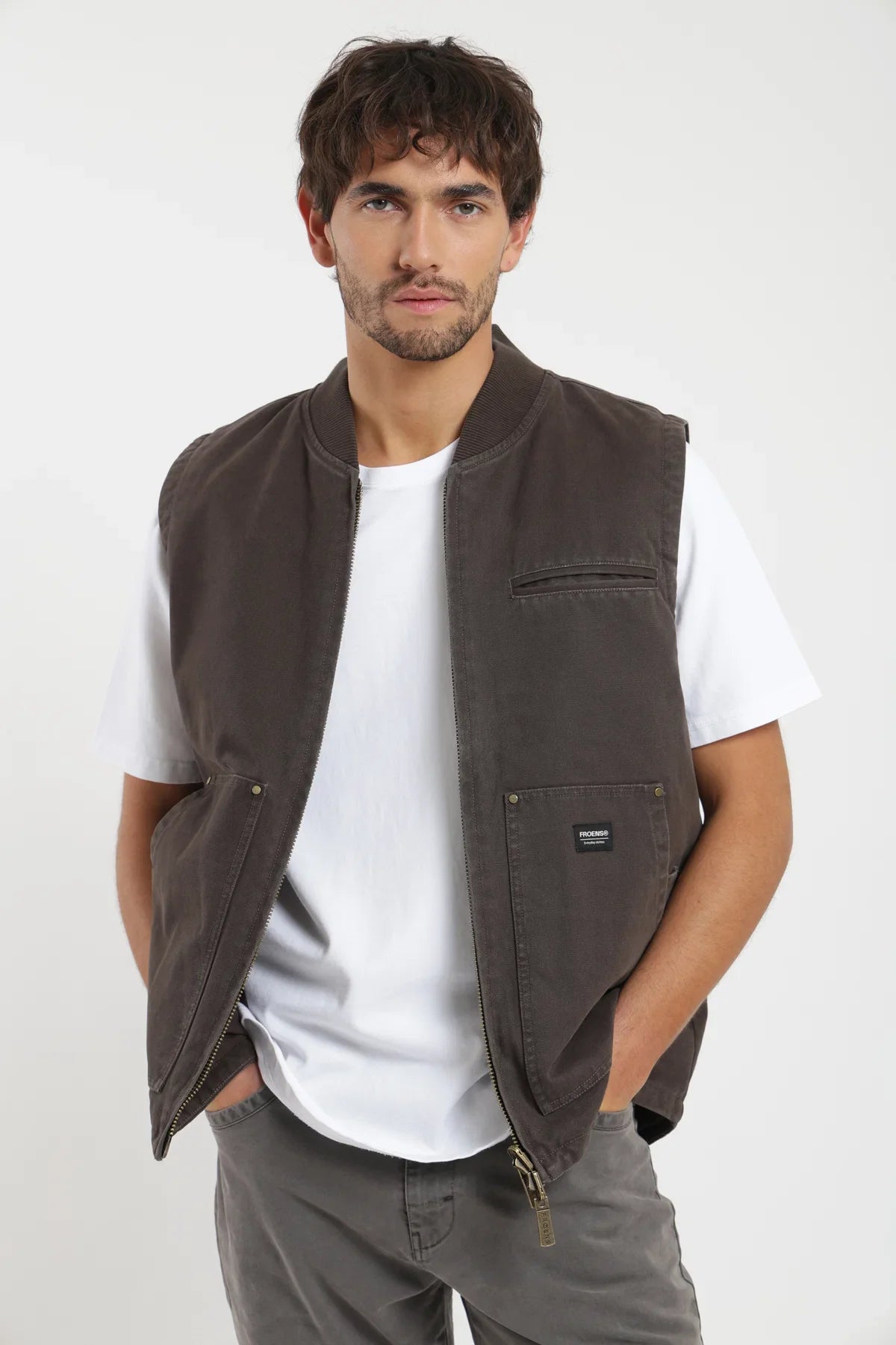Chaqueta hombre Forest café Froens