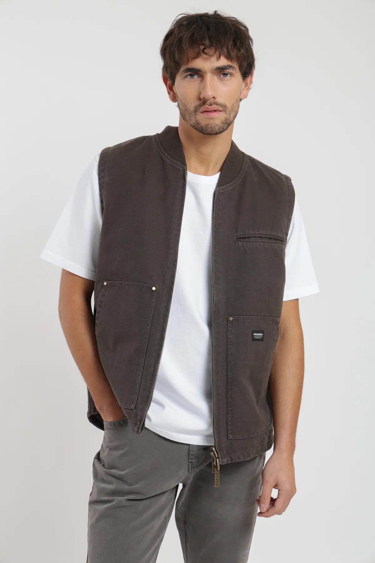 Chaqueta hombre Forest café Froens