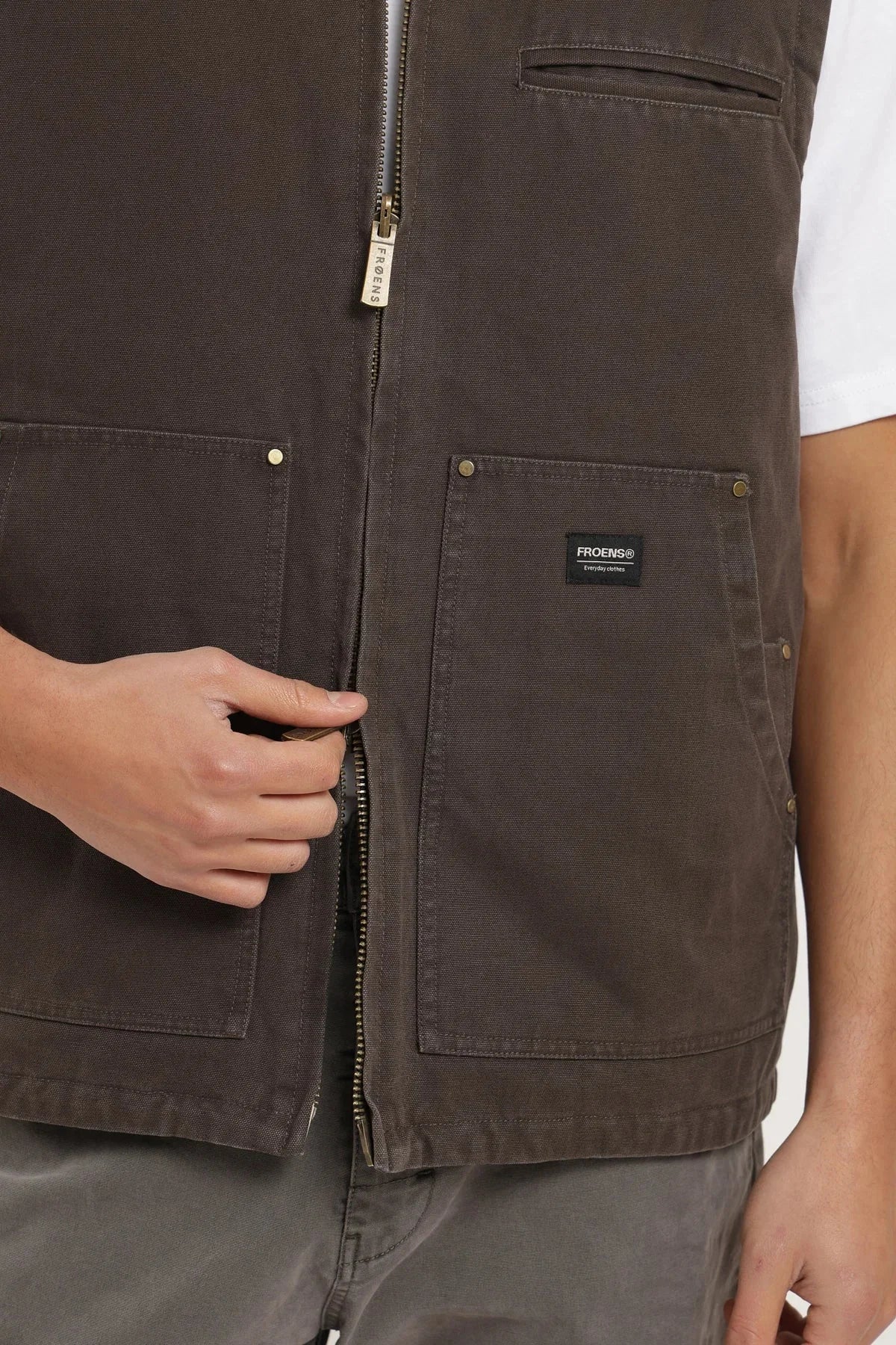 Chaqueta hombre Forest café Froens