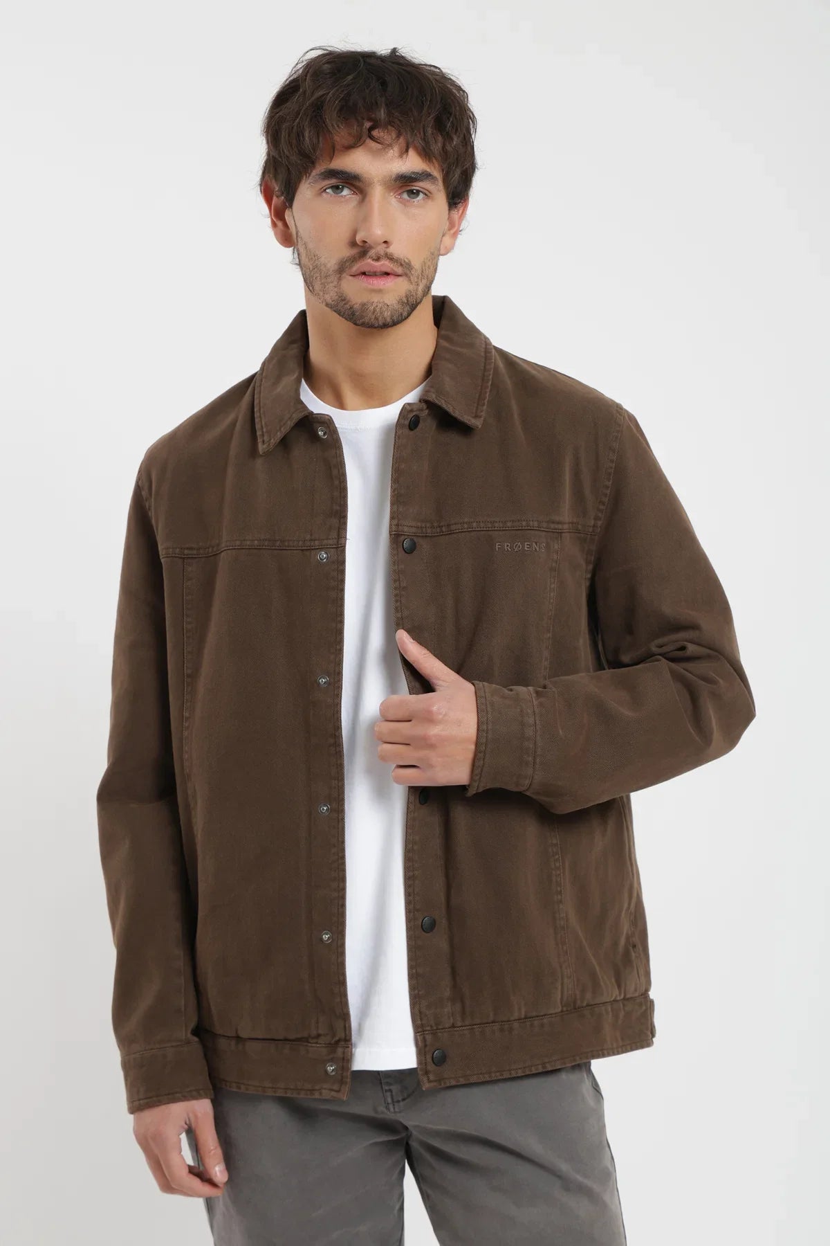 Chaqueta hombre Higuera café Froens