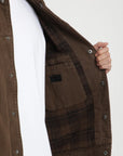 Chaqueta hombre Higuera café