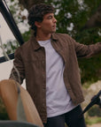 Chaqueta hombre Higuera café