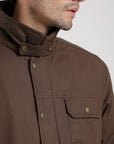 Chaqueta hombre Cali wax café