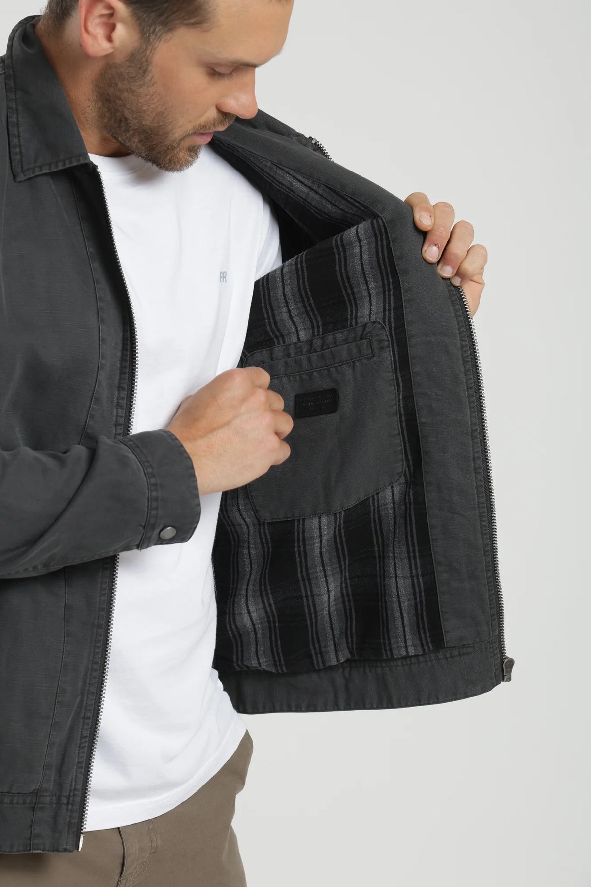 Chaqueta hombre ilihue grafito Froens