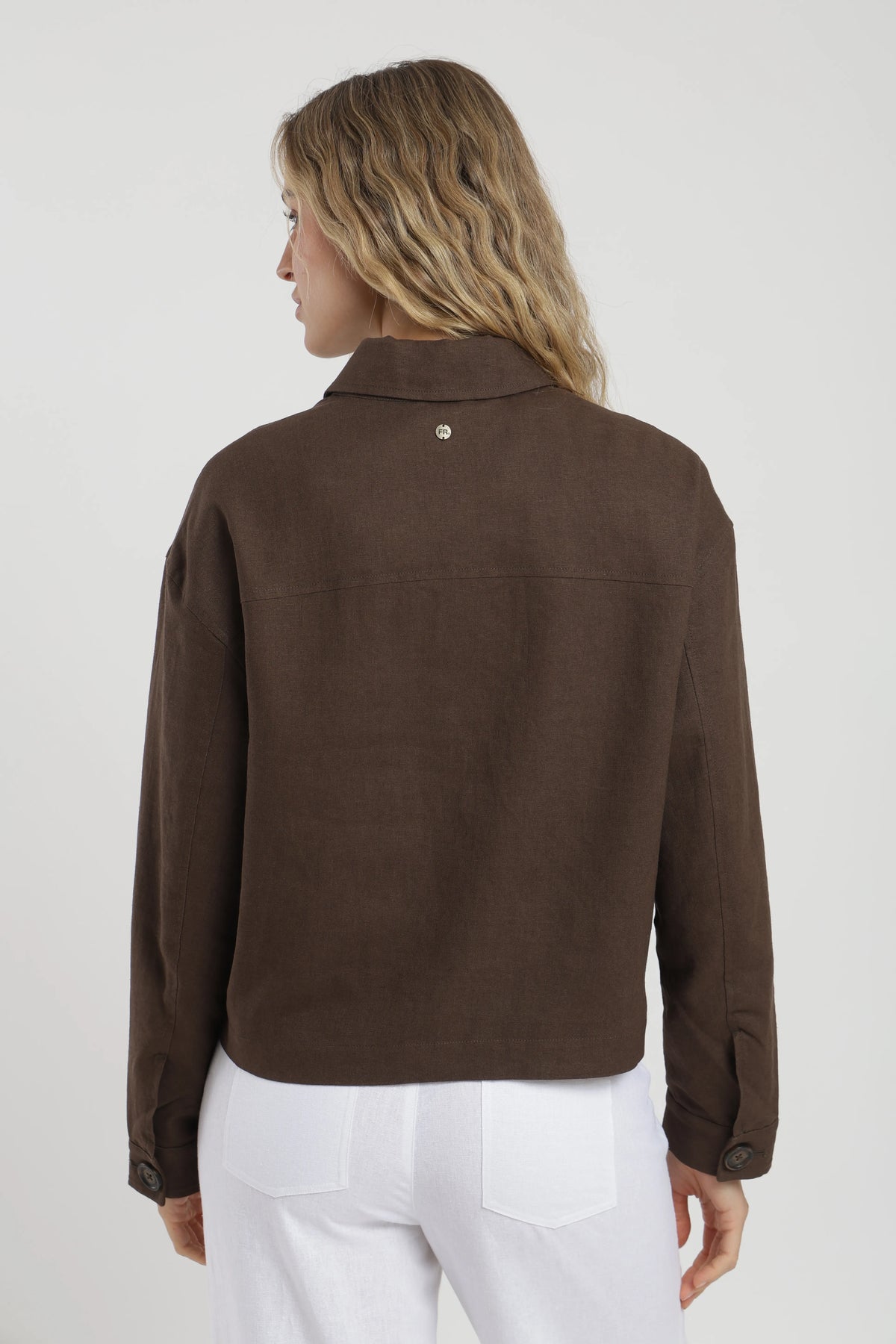 Chaqueta mujer lirio café Froens
