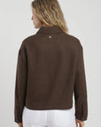 Chaqueta mujer lirio café Froens