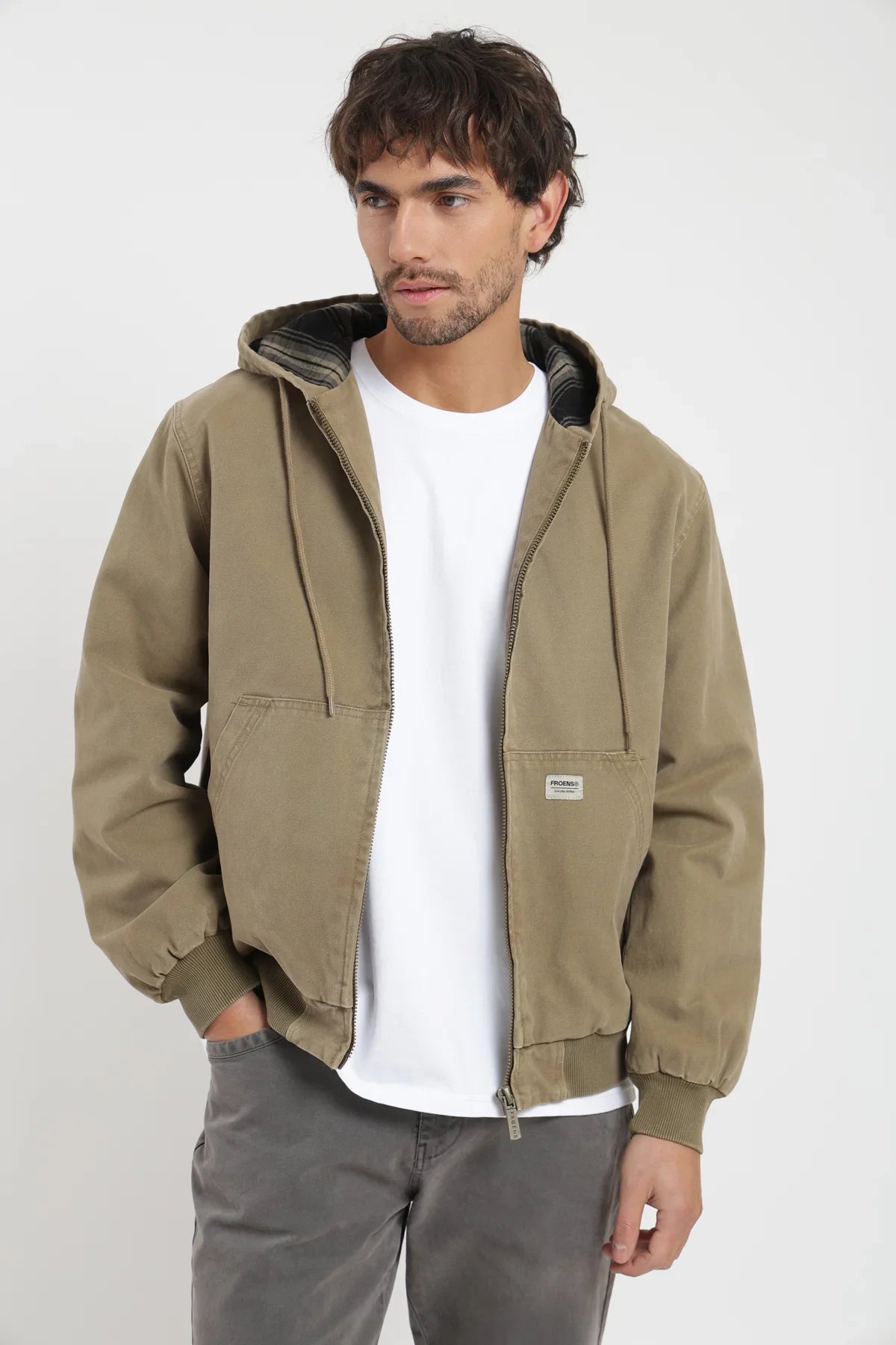 Chaqueta hombre Lodge beige Froens