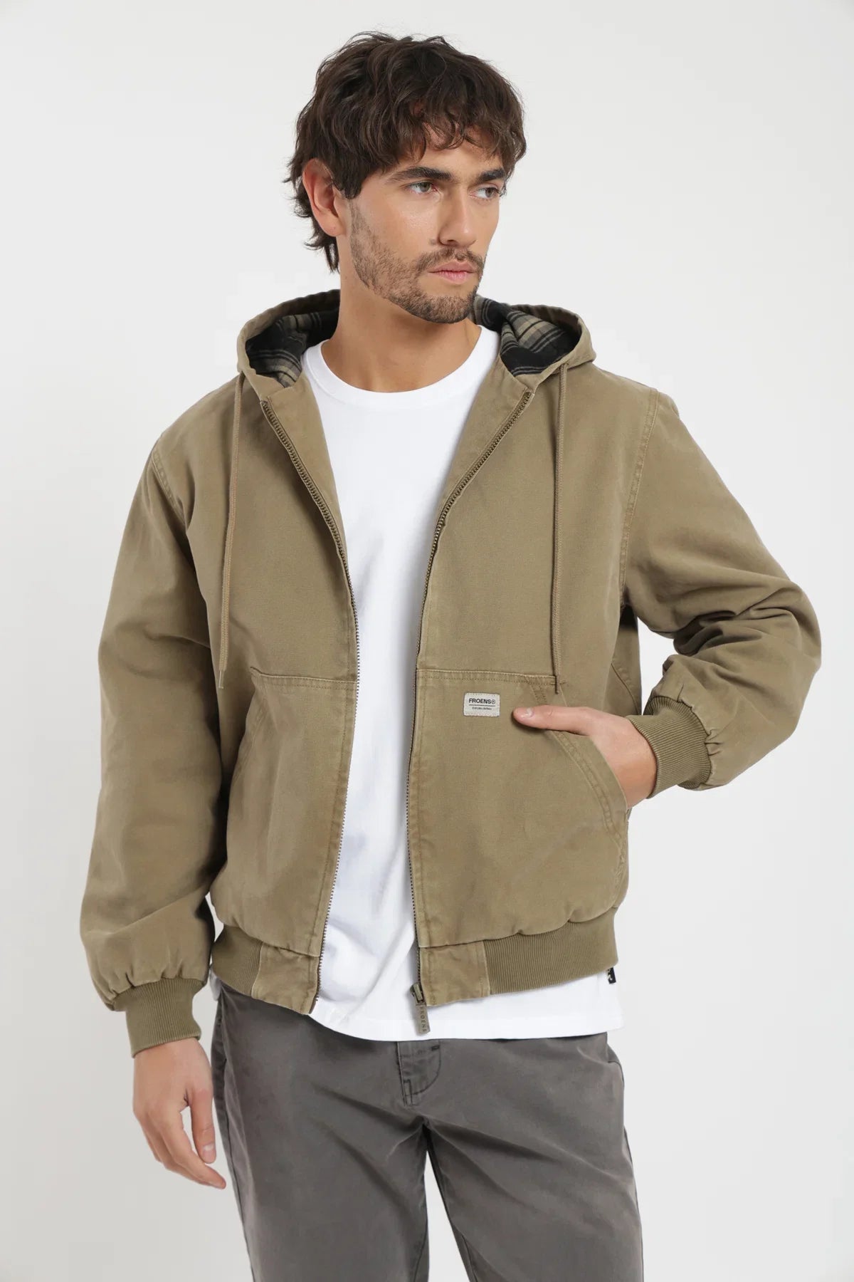 Chaqueta hombre Lodge beige Froens