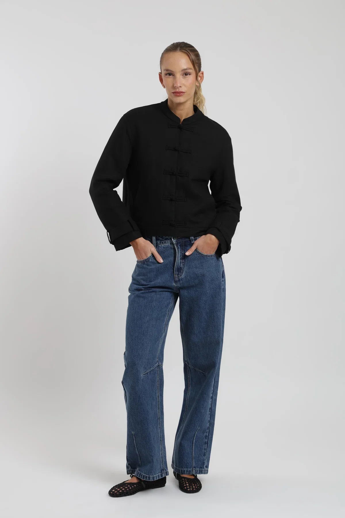 Chaqueta mujer Loto negro Froens