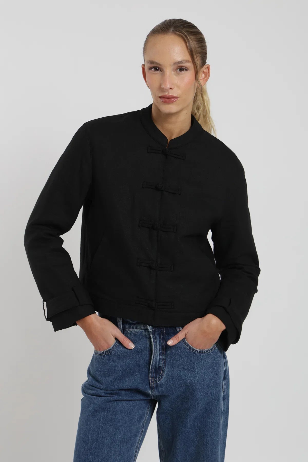 Chaqueta mujer Loto negro Froens