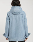 Chaqueta mujer Niebla azul - Algodón orgánico - Frøens
