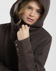 Chaqueta mujer Niebla café