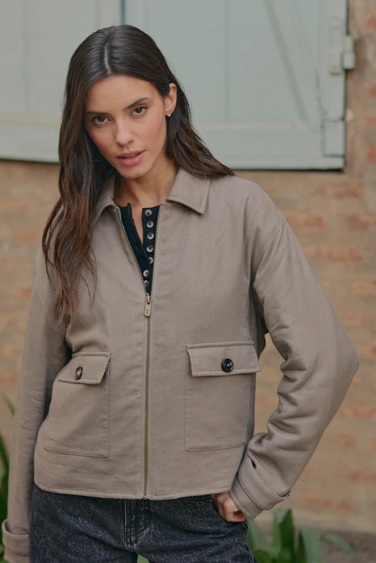 Chaqueta mujer orquidea beige - Froens