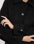 Chaqueta lana mujer Vera negro - Lana