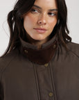 Chaqueta mujer Wax café