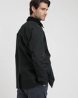 Label - Chaqueta hombre Liverpool negro nylon reciclado