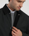 Label - Chaqueta hombre Liverpool negro nylon reciclado
