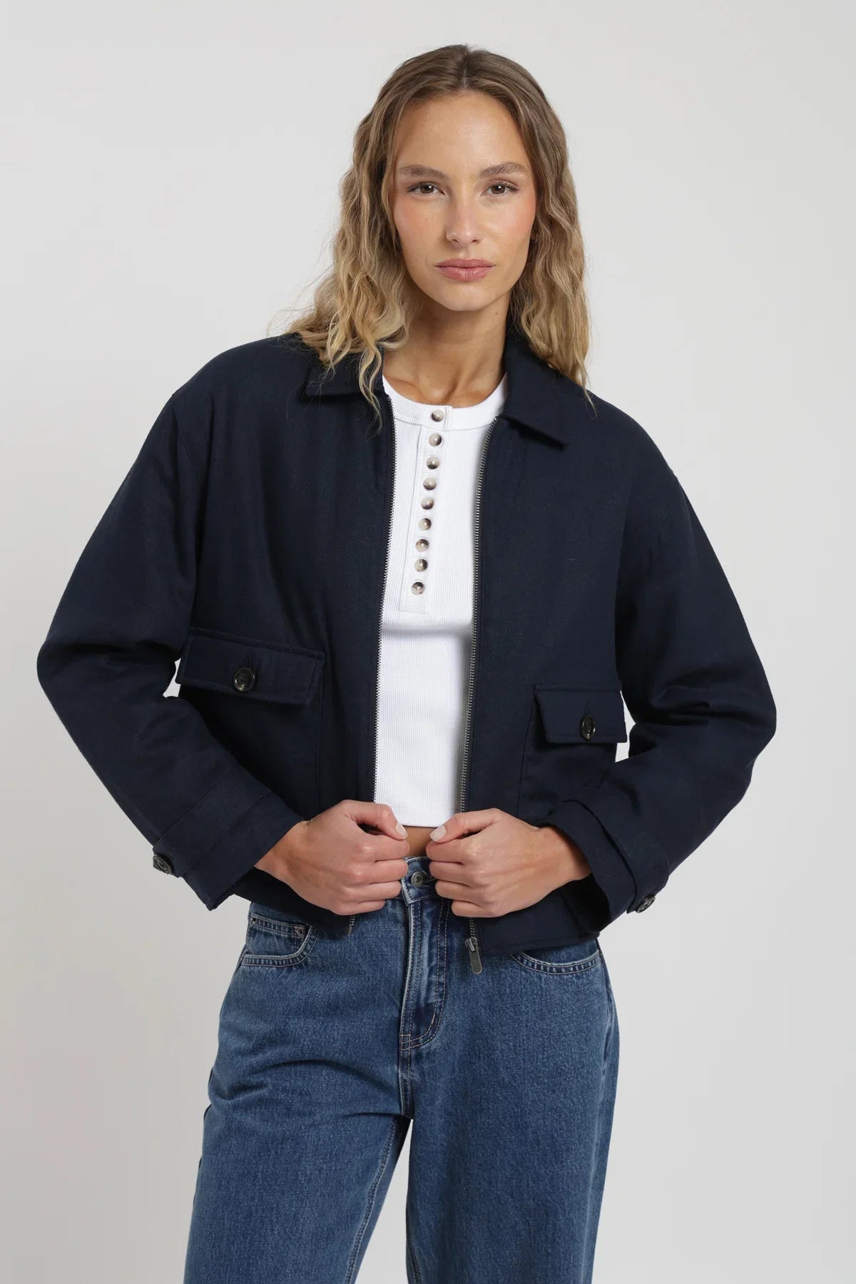 Chaqueta mujer Orquidea azul Froens